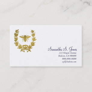 Laurel Wreath and Napoleonic Bee-1 Business Card
