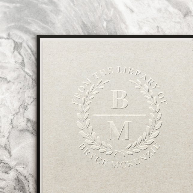 Laurel Wreath From the Library Of Name & Monogram Embosser (Creator Uploaded)
