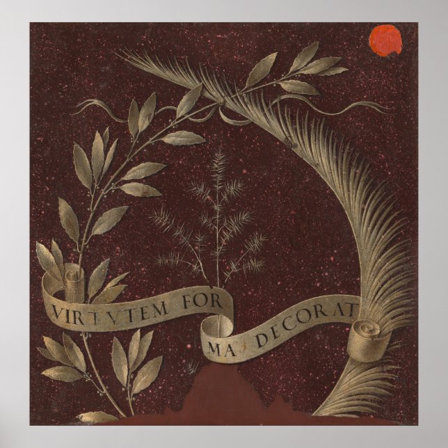 Laurel Wreath - Leonardo da Vinci Fine Art Poster (Front)