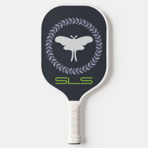 Laurel Wreath & Luna Moth  Pickleball Paddle