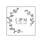 Laurel Wreath Monogram Wedding Save the Date