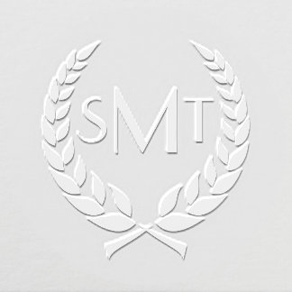 Laurel Wreath Monogrammed Embosser