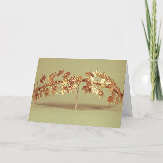 Laurel wreath, Mycenae Holiday Card (Front)