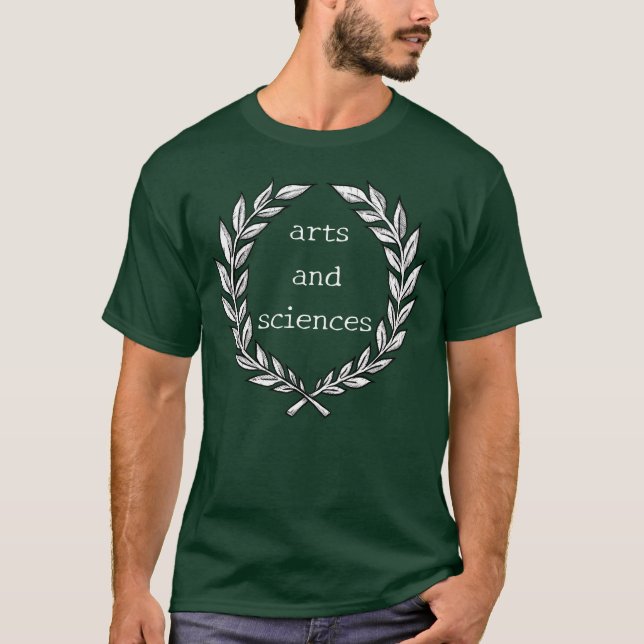 Laurel Wreath Woodcut T-Shirt (Front)