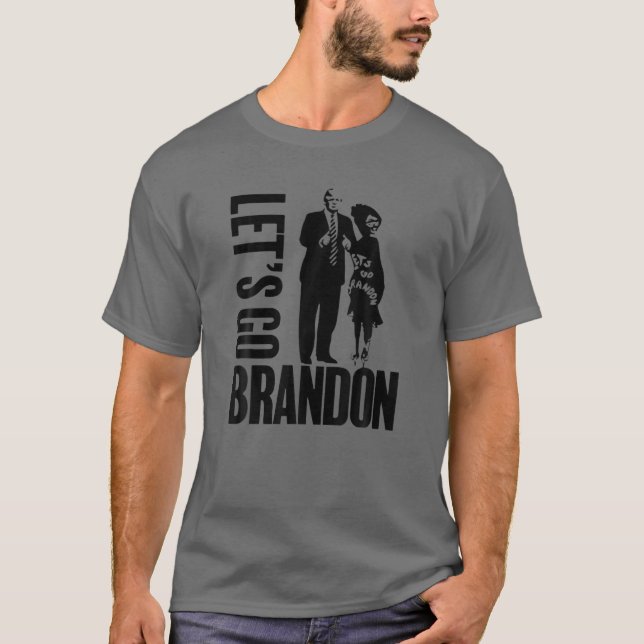 Lauren Boebert Donald Trump Let's Go Brandon T-Shirt (Front)