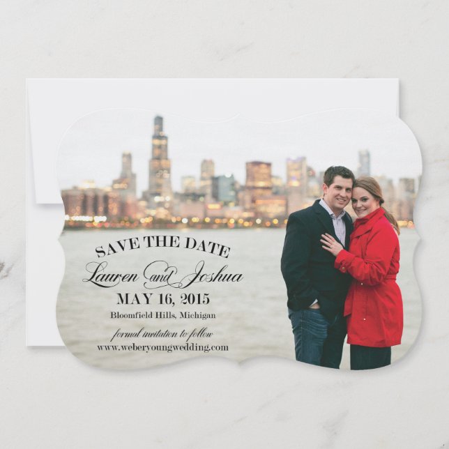 Lauren Detroit save the date (Front)