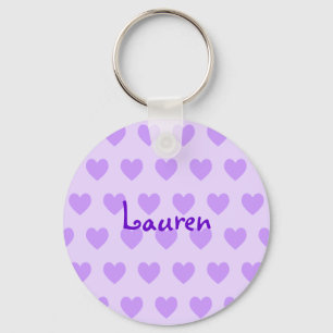Lauren in Purple Keychain