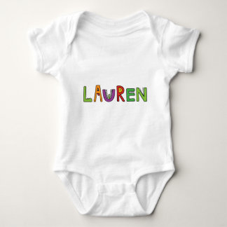 "Lauren" Monster Letters Baby Bodysuit