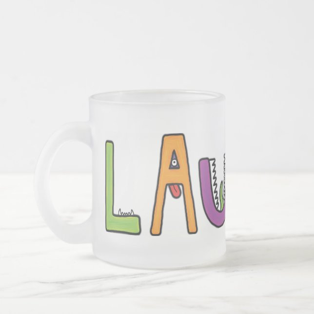 "Lauren" Monster Letters Mug (Left)
