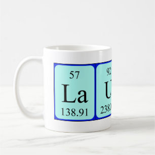Lauren periodic table name mug