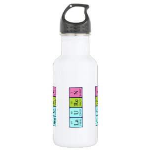 Lauren periodic table name water bottle