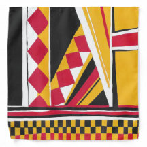 Lauren Rosenberg 22" Cubistic Scarf Bandana