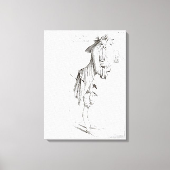 Laurence Sterne Canvas Print (Front)