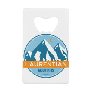 Laurentian Mountains Quebec Canada Credit Card Bottle Opener