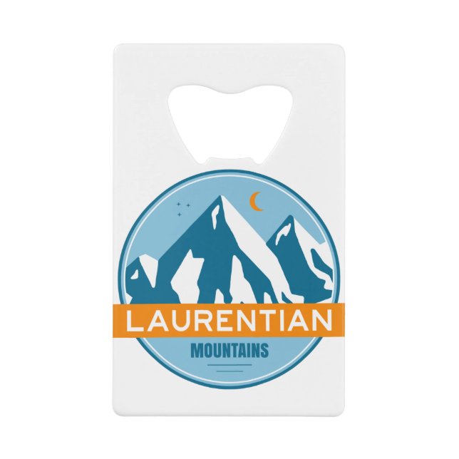 Laurentian Mountains Quebec Canada Credit Card Bottle Opener (Front)