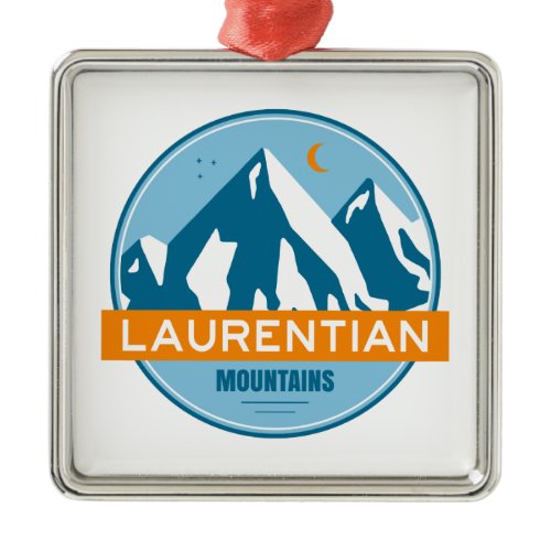 Laurentian Mountains Quebec Canada Metal Ornament