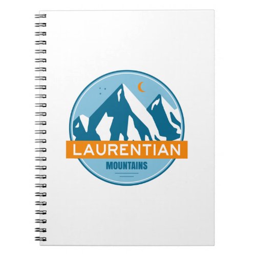 Laurentian Mountains Quebec Canada Notebook