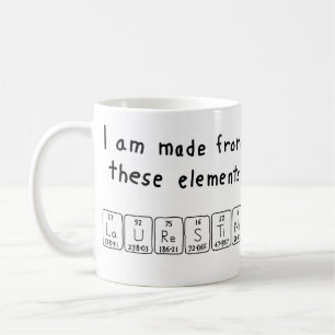Laurestine periodic table name mug