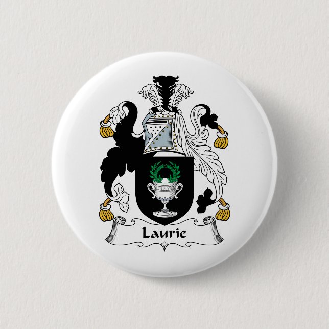 Laurie Family Crest Button (Front)