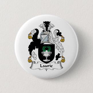 Laurie Family Crest Button