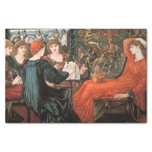 Laus Veneris by Sir Edward Burne_Jones Tissue Paper