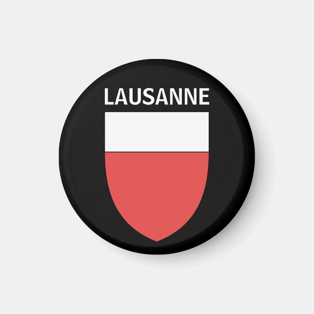 Lausanne coat of arms, SWITZERLAND Magnet (Front)