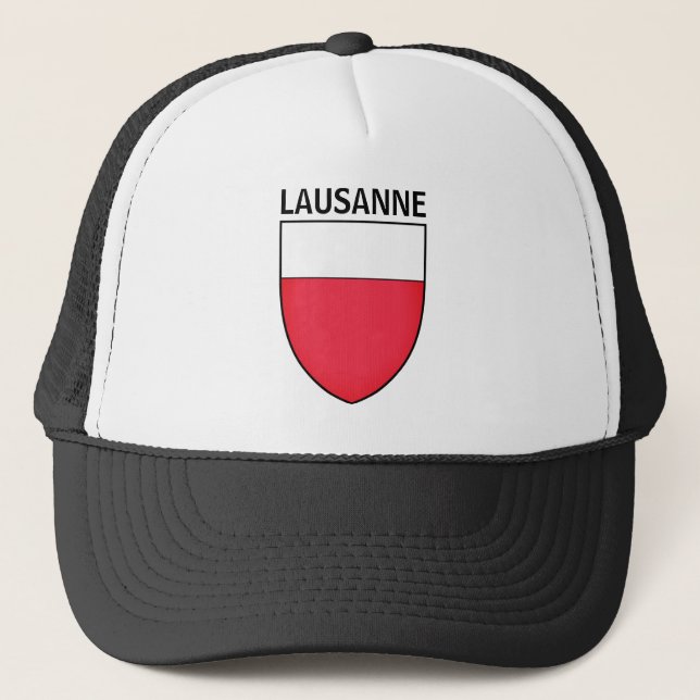 Lausanne coat of arms, SWITZERLAND Trucker Hat (Front)