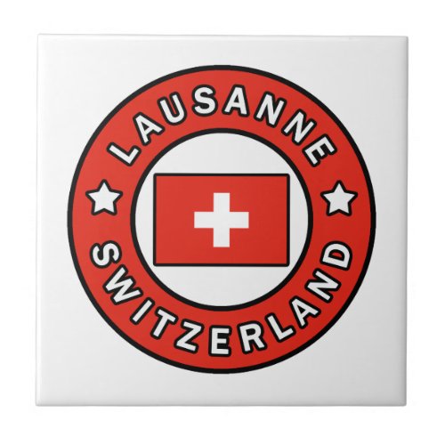Lausanne Switzerland Ceramic Tile