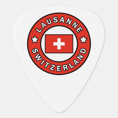 Lausanne Switzerland Guitar Pick
