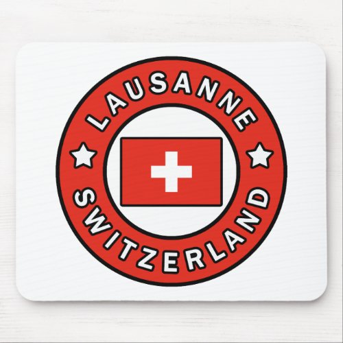 Lausanne Switzerland Mouse Pad