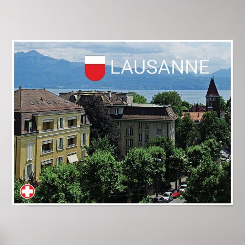 Lausanne _ Switzerland Poster