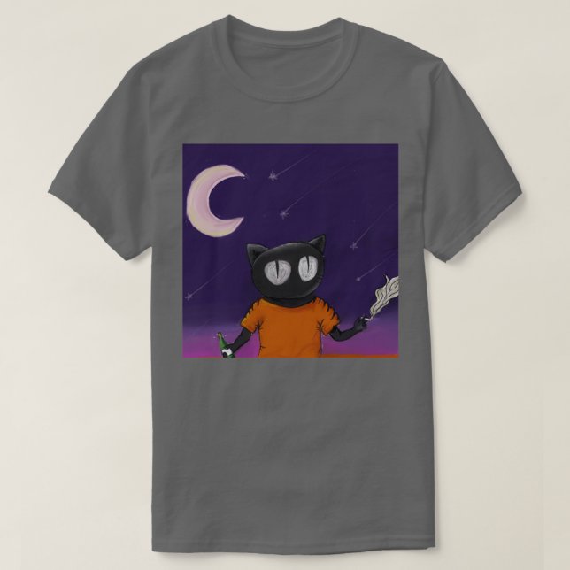 LAUSSE THE CAT inspired artwork  T-Shirt (Design Front)