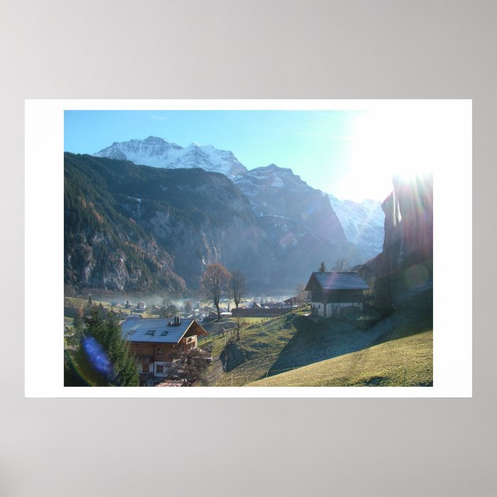 Lauterbrunnen Fog Posters