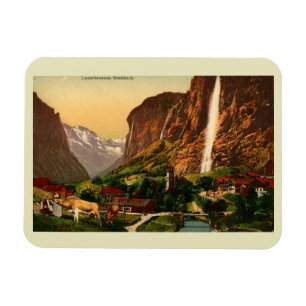 Lauterbrunnen Staubbach Waterfall Switzerland Magnet