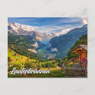 Lauterbrunnen, Switzerland Postcard