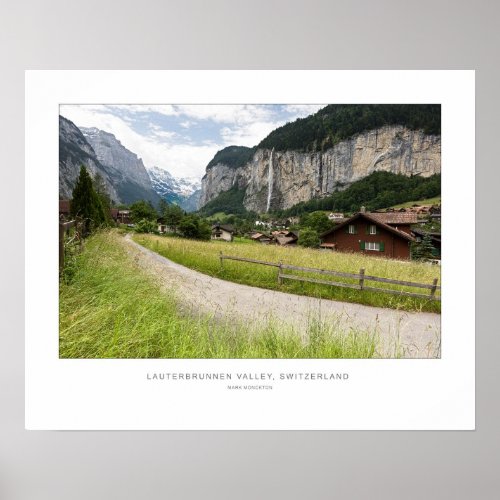 Lauterbrunnen Valley Switzerland _ Wall Print Poster