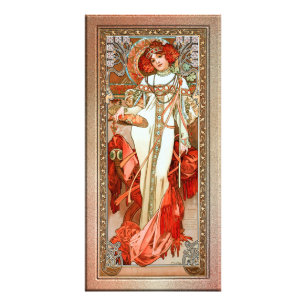 L'Automne by Alphonse Mucha Photo Print
