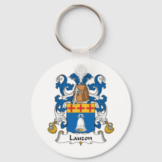 Lauzon Family Crest Keychain