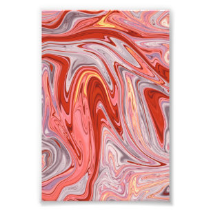 Lava Abstract Painting Best abstract masterpiece Photo Print