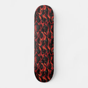 Lava And Volcanic Rocks   Volcano Magma pattern Skateboard