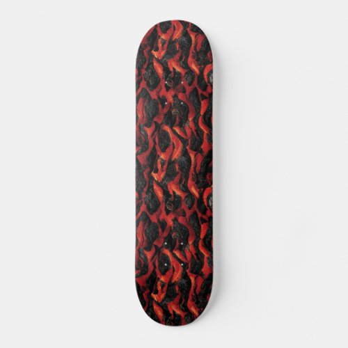 Lava And Volcanic Rocks  Volcano Magma pattern Skateboard