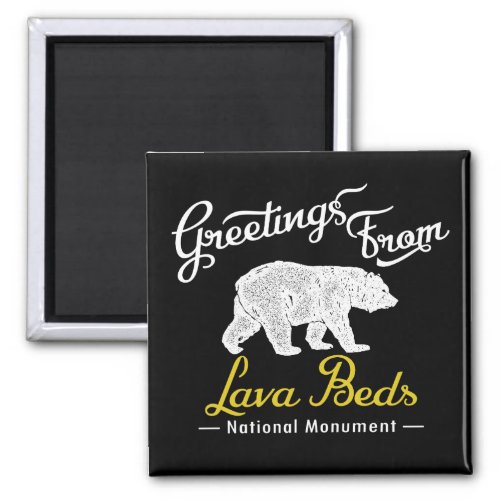 Lava Beds National Monument Bear Magnet