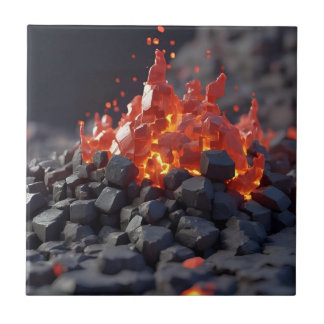 Lava Blocks Ceramic Tile