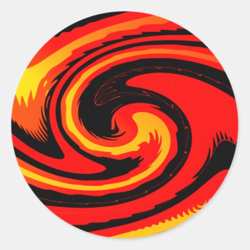 Lava   classic round sticker