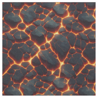 Lava Cracks Fabric