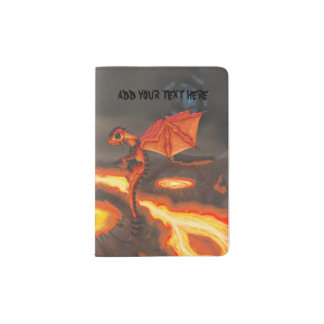 Lava Dragon Passport Holder