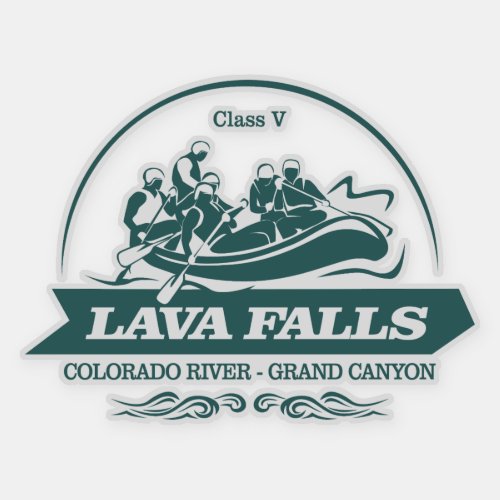 Lava Falls rafting 2 Sticker