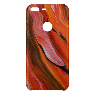 Lava Flow Abstract Red Orange Fluid Art Uncommon Google Pixel XL Case
