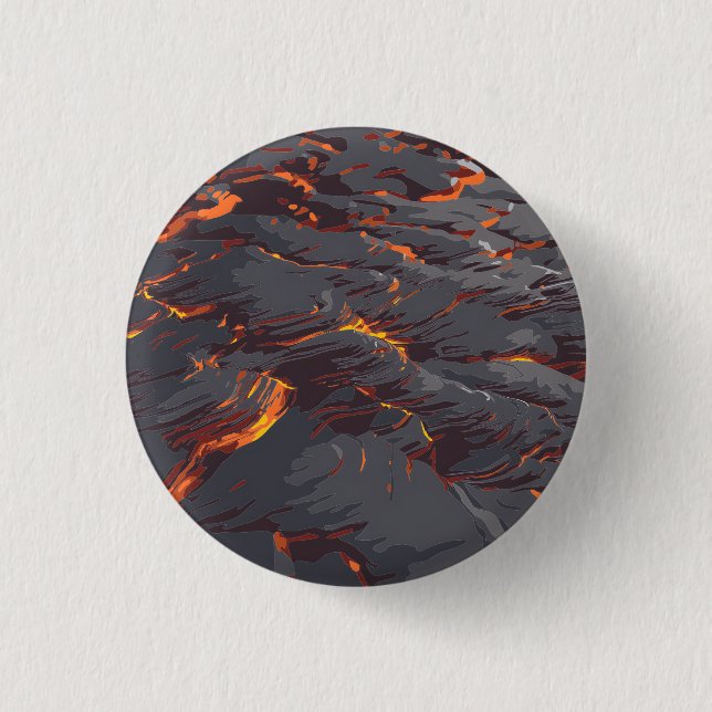 Lava Flow Pattern Button (Front)