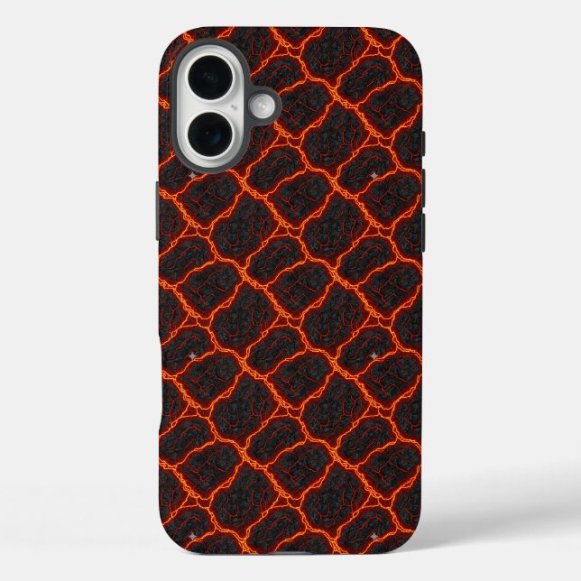 Lava Flow Seamless Pattern Case-Mate iPhone Case (Back)